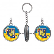 Брелок 6975 объемный Украина Герб